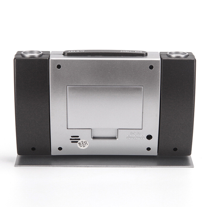 Projection Alarm Clock LCD Multi-function Time Temperature Display Snooze Clock
