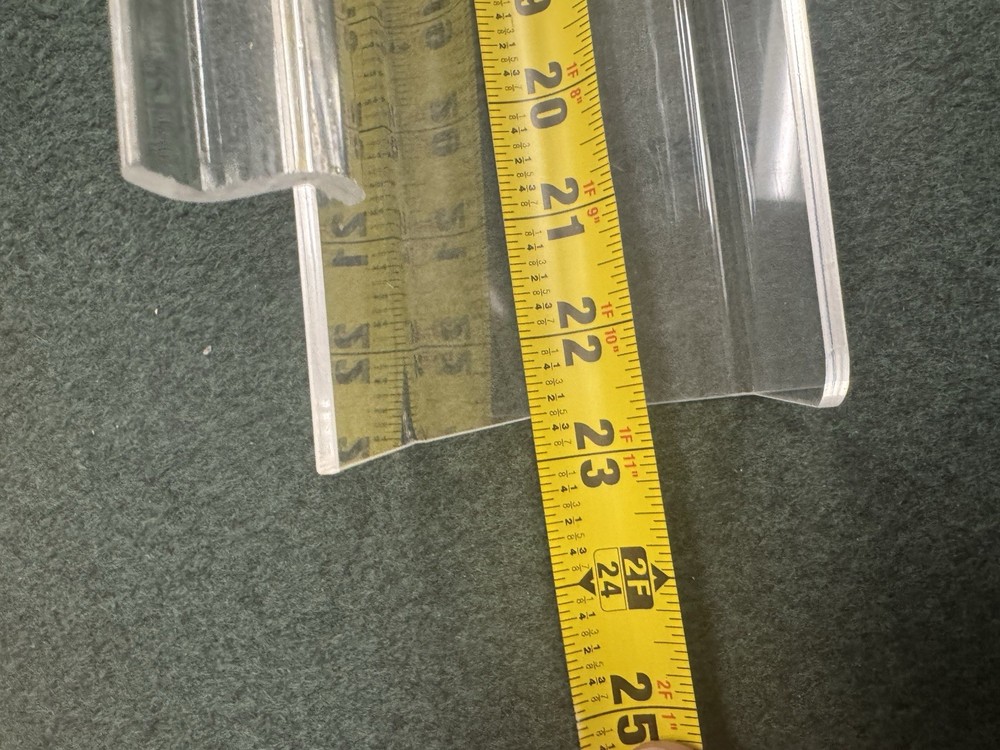 22 3/4" Slatwall Card Display, Open Ends