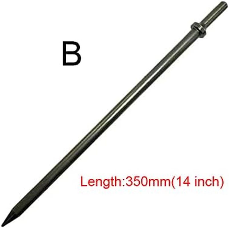 Pneumatic Hammer Scraper Set 14" & 17" with Chisels for Concrete & Tile