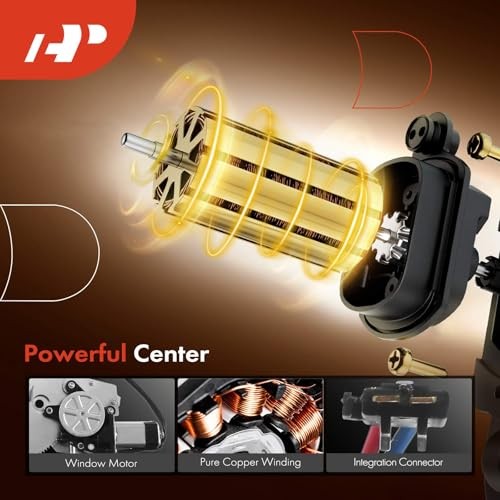 Power Window Regulator with Motor Compatible with Buick Front Driver Side (LH)