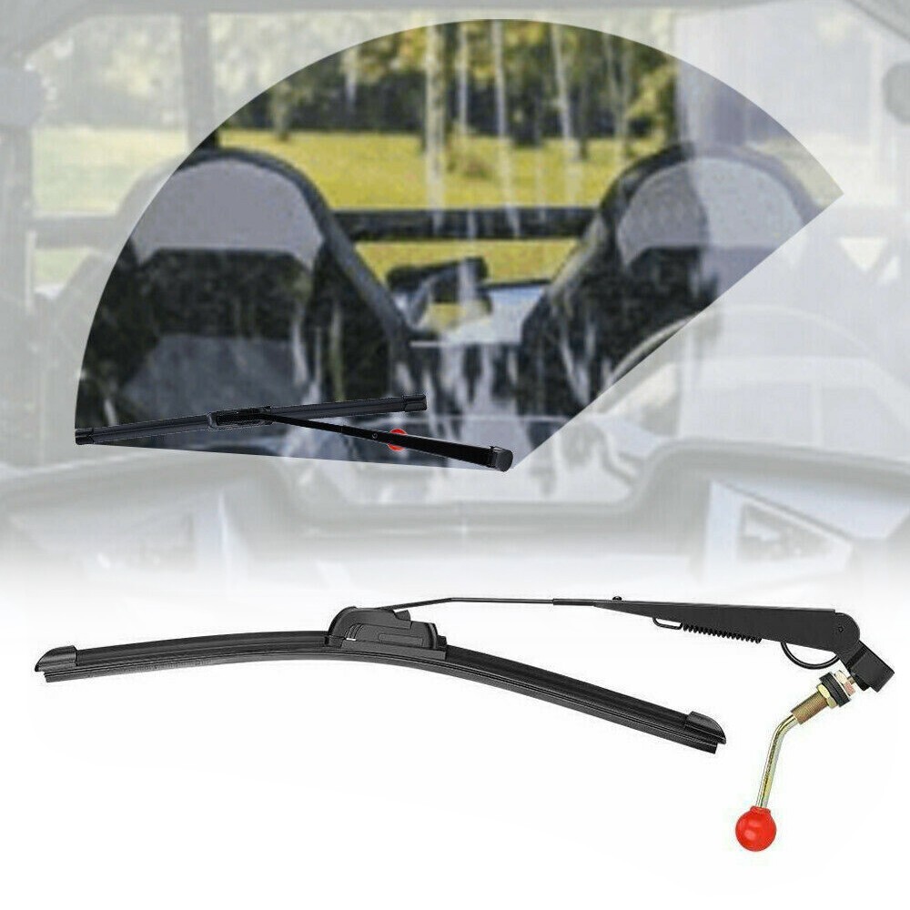 Universal Manual Hand Operated Windshield Wiper for Polaris RZR 900 1000 Ranger