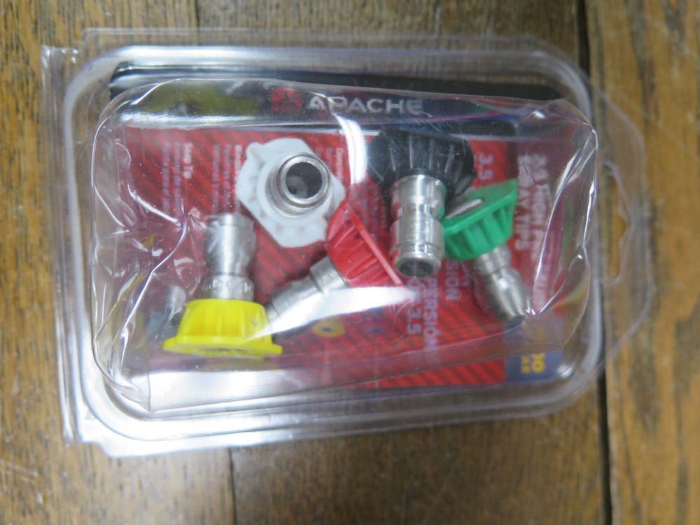 Apache 3.5 High Pressure Five Color Coded Spray Tips