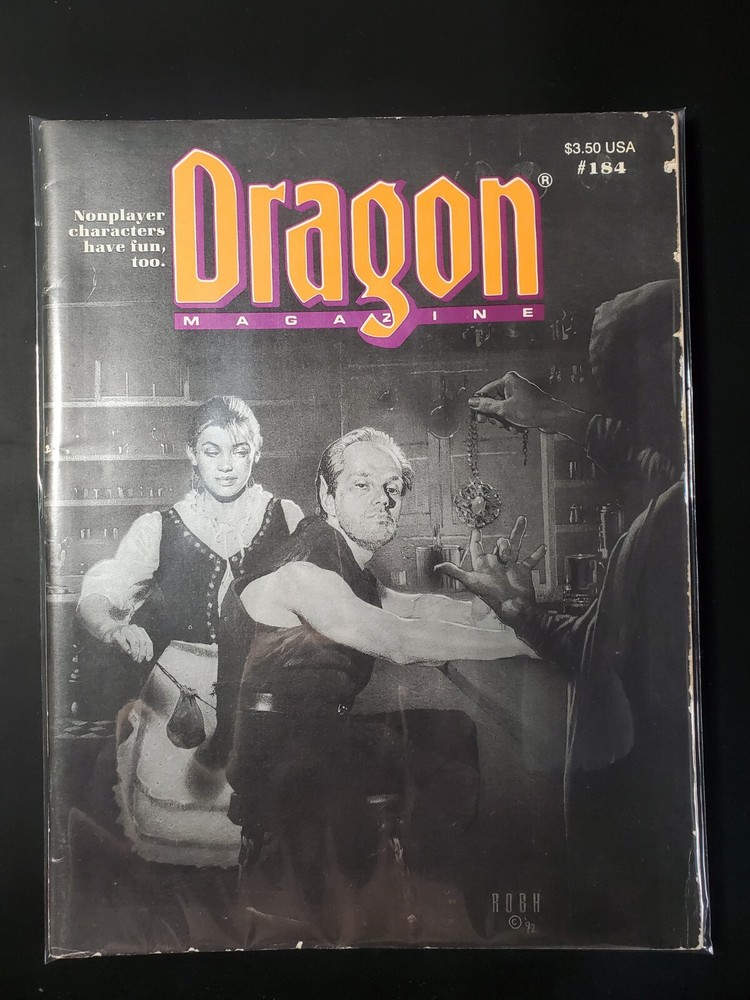 Dragon Magazine #184 August 1992
