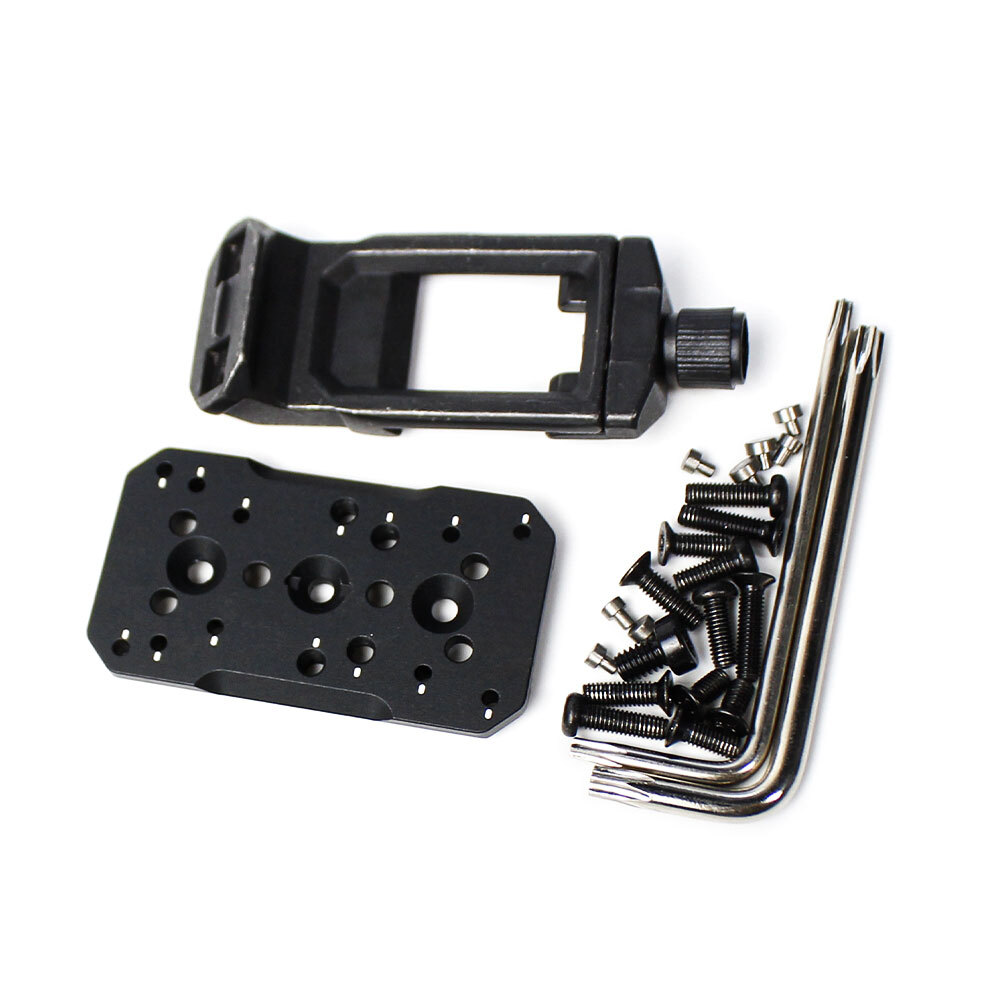 For RMR Red Dot Sight Mount Side 45°Offset Optics Mounting Base Accessories Rail