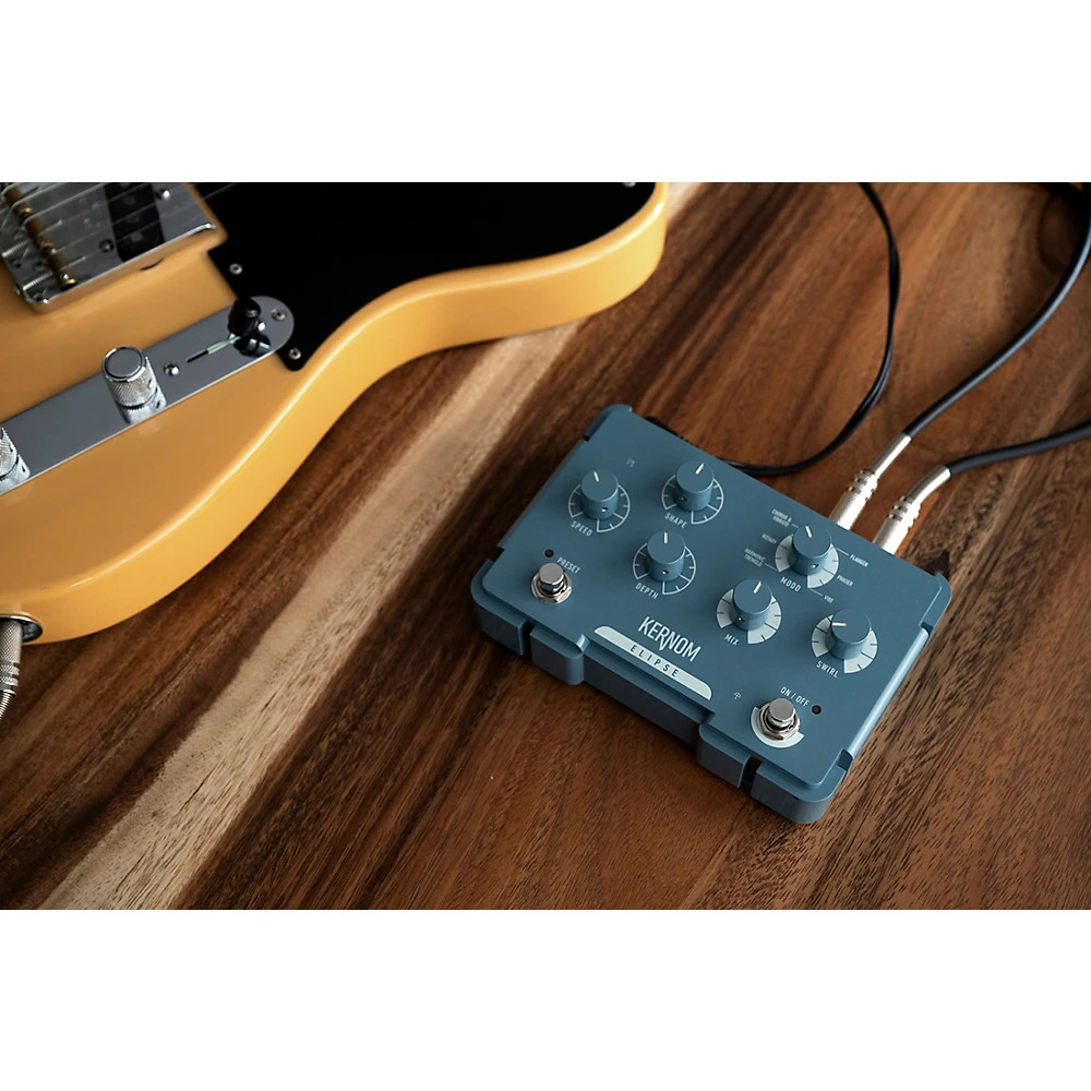 Kernom Pedals Elipse Modulation Effects Pedal Teal