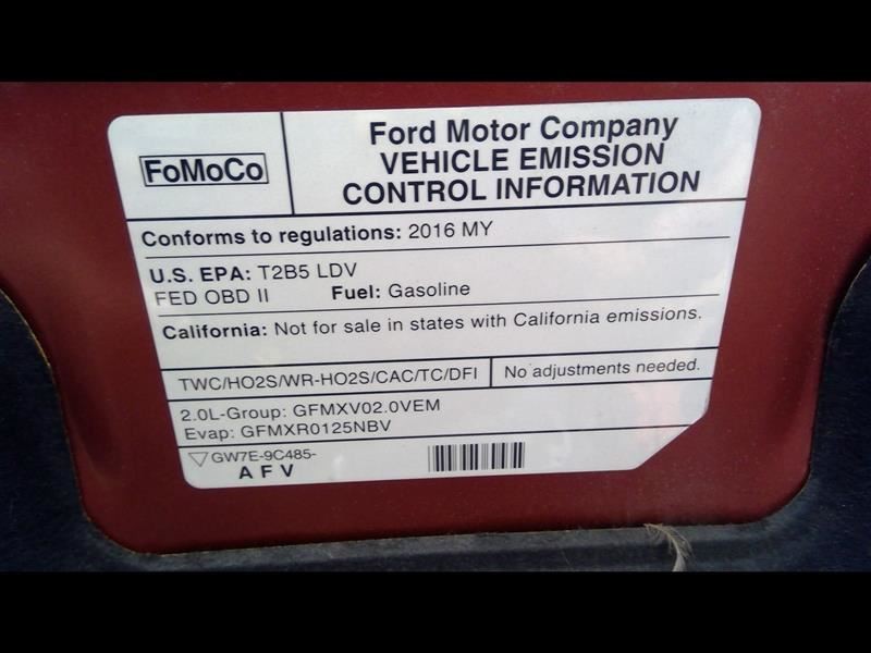 2016-2019 FORD TAURUS Communication Voice Recognition Module