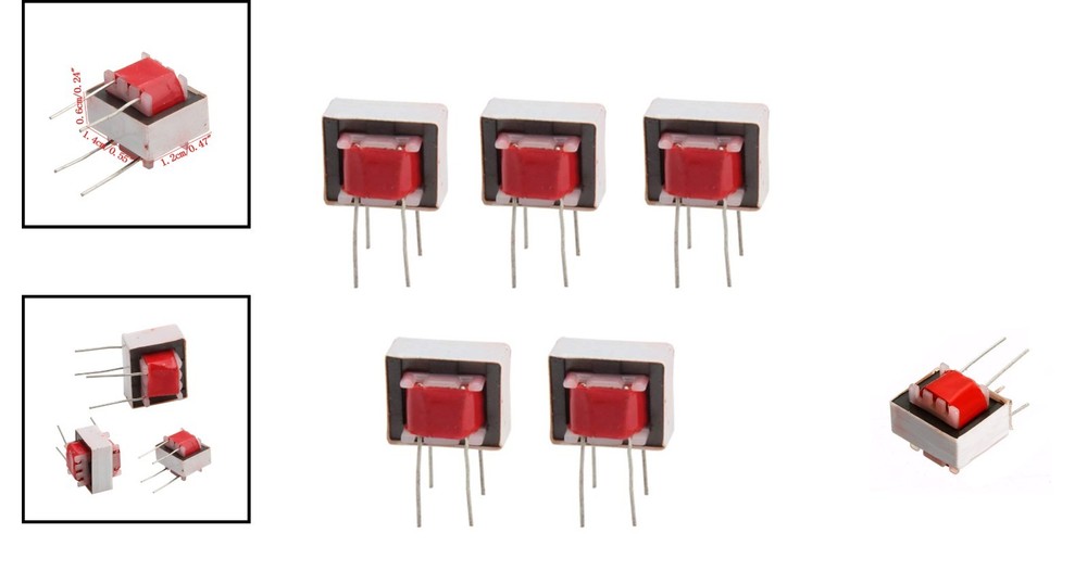 5pcs EI14 Nickel Alloy Audio Transformers - Stable Performance Edition