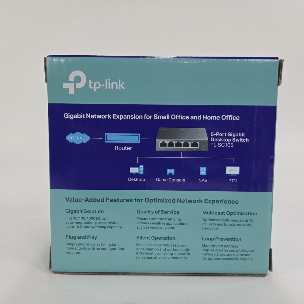 TP-Link 5-Port Gigabit Ethernet Network Switch, TL-SG105