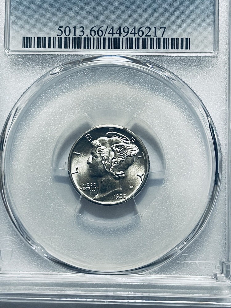 1938-D Mercury Dime PCGS MS66FB