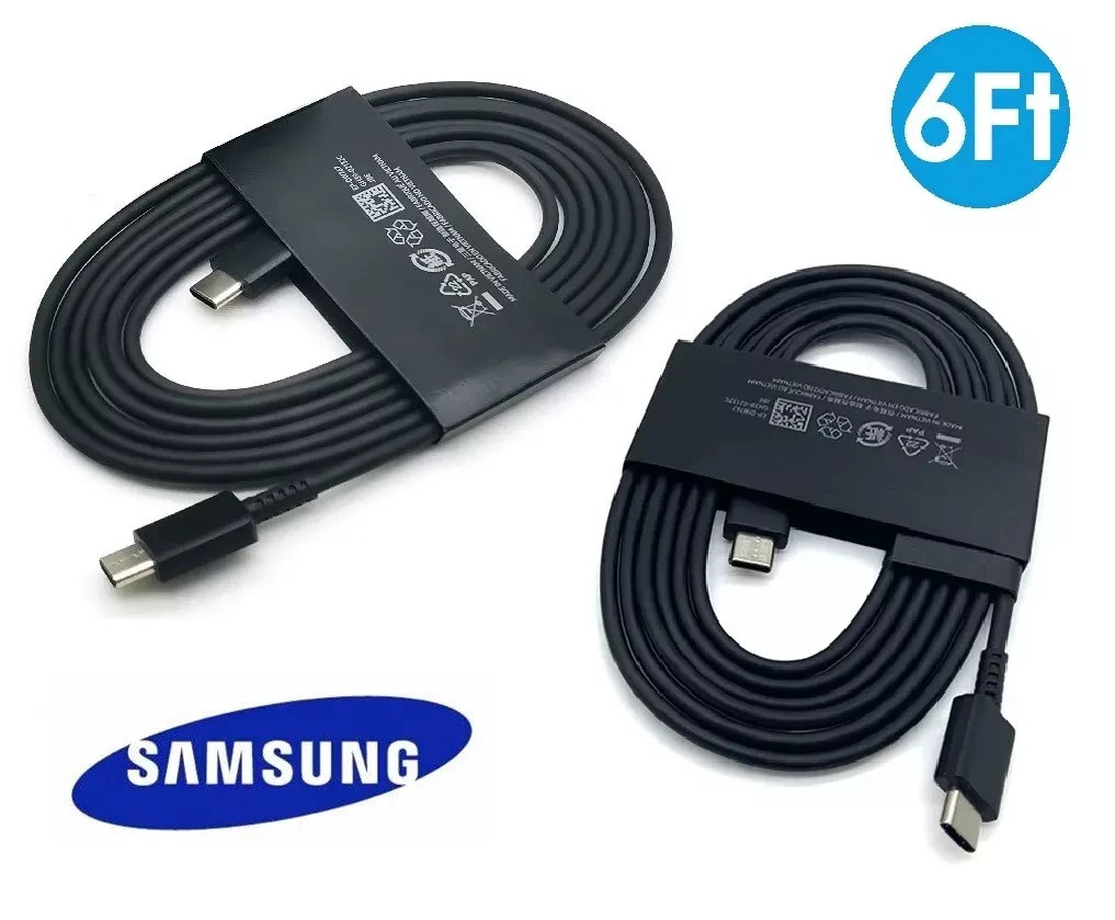 Original Samsung Galaxy S24 S23 S22 S21 5G USB-C 6FT Super Fast Charge Cable LOT