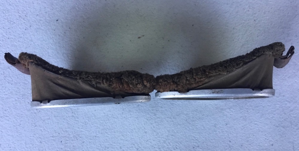 WWII Fur Lined Pilot Aviator Goggles