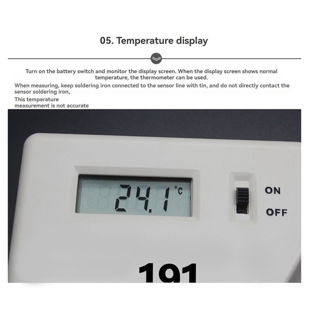 Iron Tip Tester Iron Tip Soldering Temperature Digit
