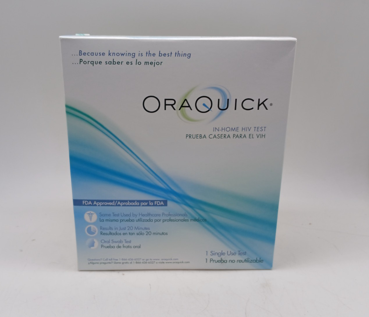 OraQuick HIV Home Test Fast Over the Counter Self-Test. Results in 20 minutes.