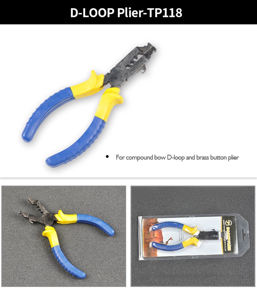 Tppoint TP118 Archery Plier D Loop Nock Point Compound/Recurve Bow Tuning Tool