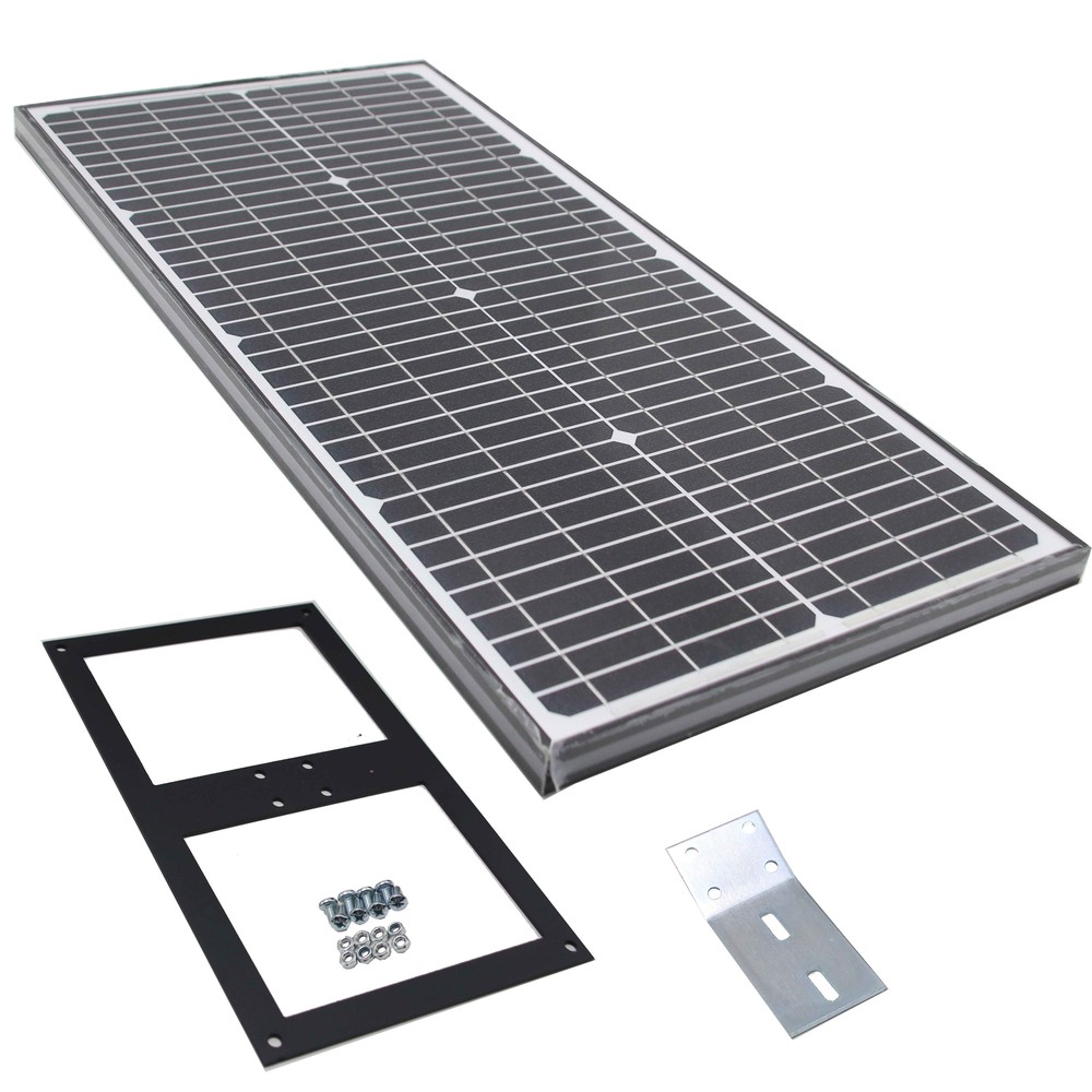 ALEKO 30W Monocrystalline Solar Panel 24 Volt Output