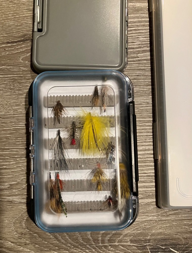 5 New Fly Boxes - 1 With Some Fly's I Tyed