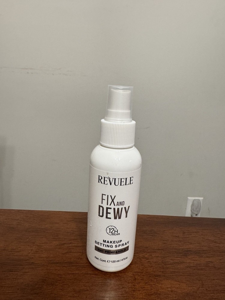 REVUELE FIX and DEWY (make up setting spray) 4 floz.