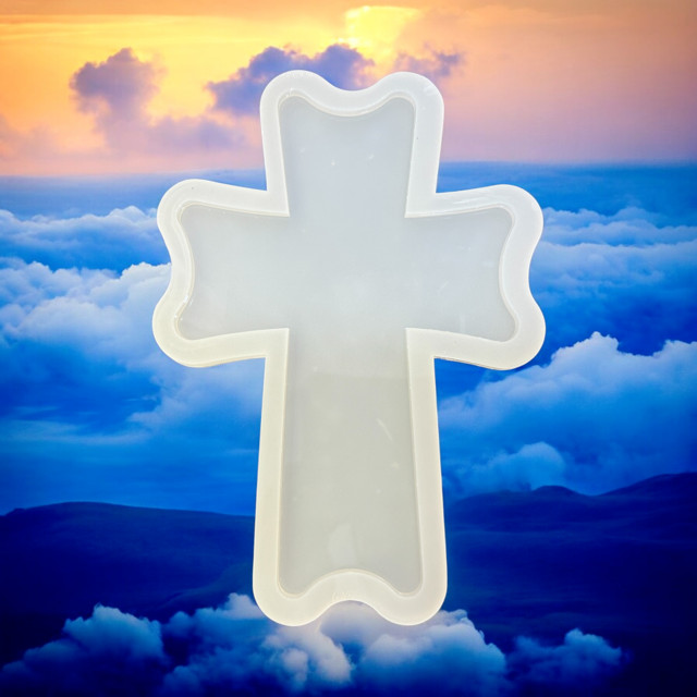Handmade Cross Silicone Mold For Resin