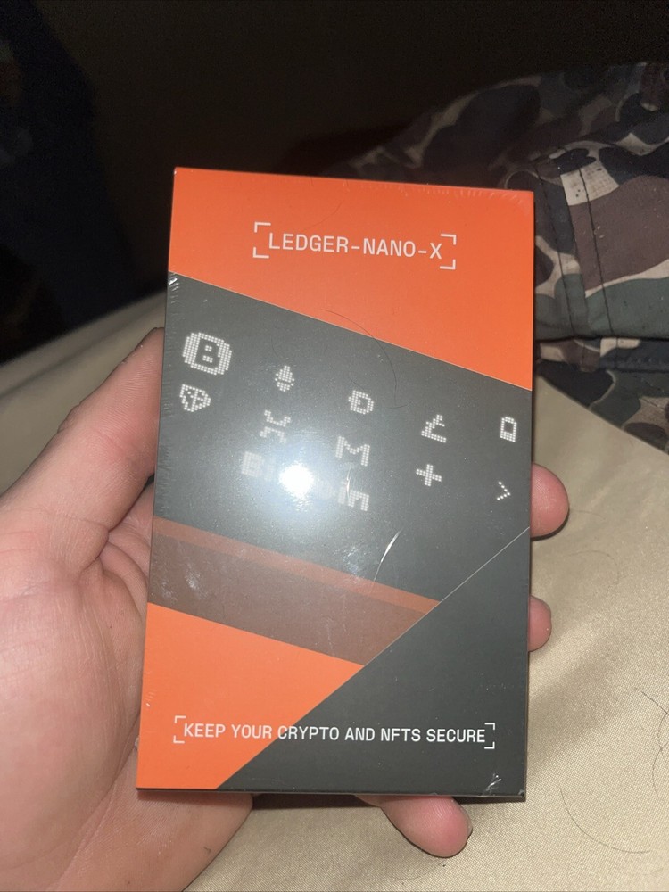 Ledger Nano X - Cryptocurrency Bluetooth Hardware Wallet Sealed New