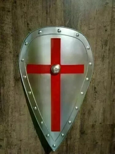 Medieval Shield Knight cross Battle armor , warrior shield Halloween Armor