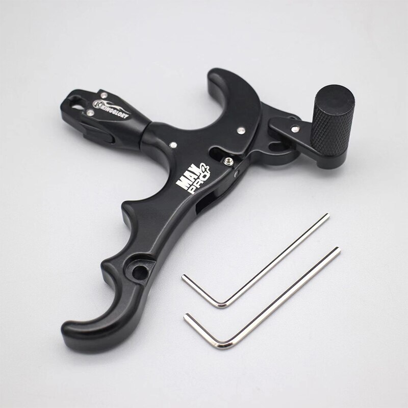 Archery 360 Degree Rotation Compound Bow Release Adjustable Caliper Trigger Grip