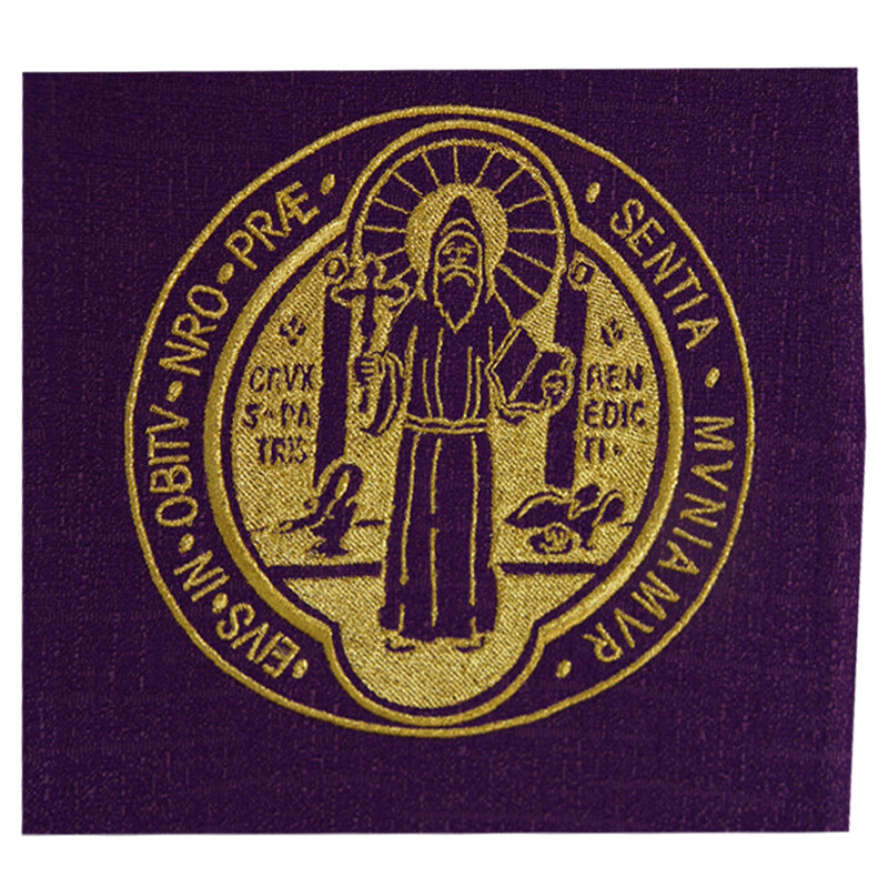 Reversible St. Benedict PRIEST Stole with Embroidery