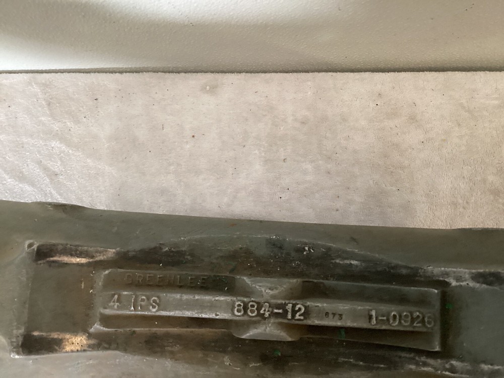 Greenlee 4” IPS Bending Shoe 10926