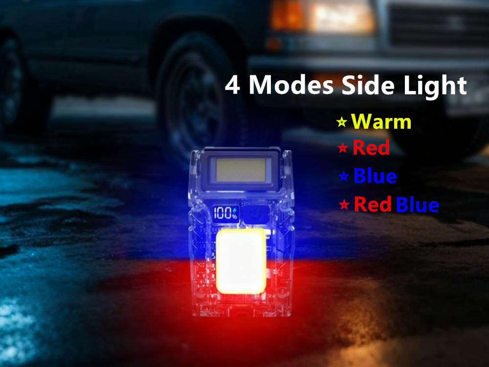 Portable Mini Pocket LED Flashlight Magnetic USB Rechargeable Torch Work Light