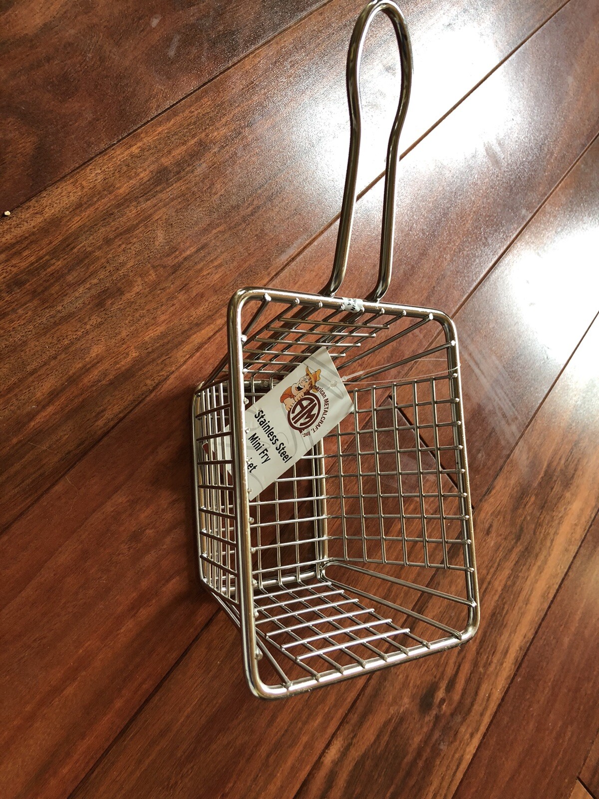 American Metalcraft MFRYBSKT S/S 5 Long Mini Fry Basket