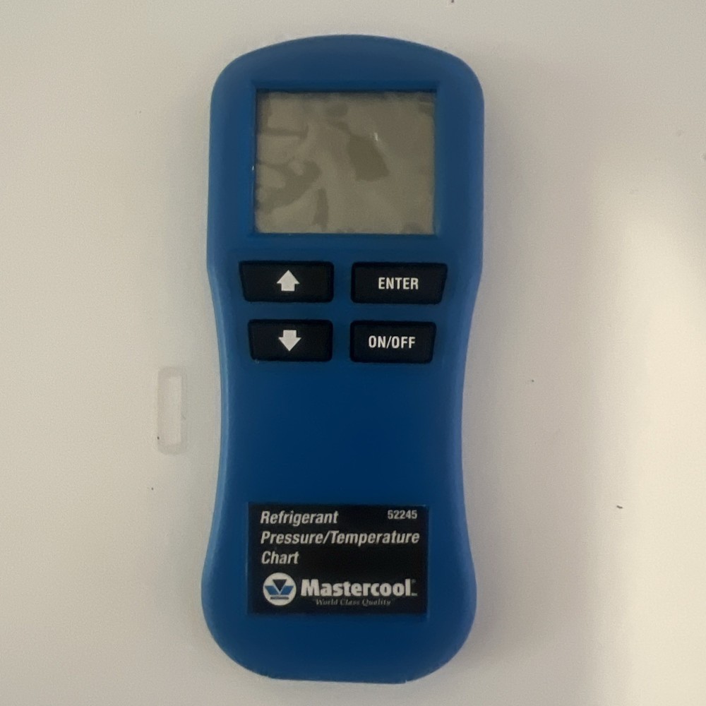52245 DIGITAL PRESSURE/TEMPERATURE CHART