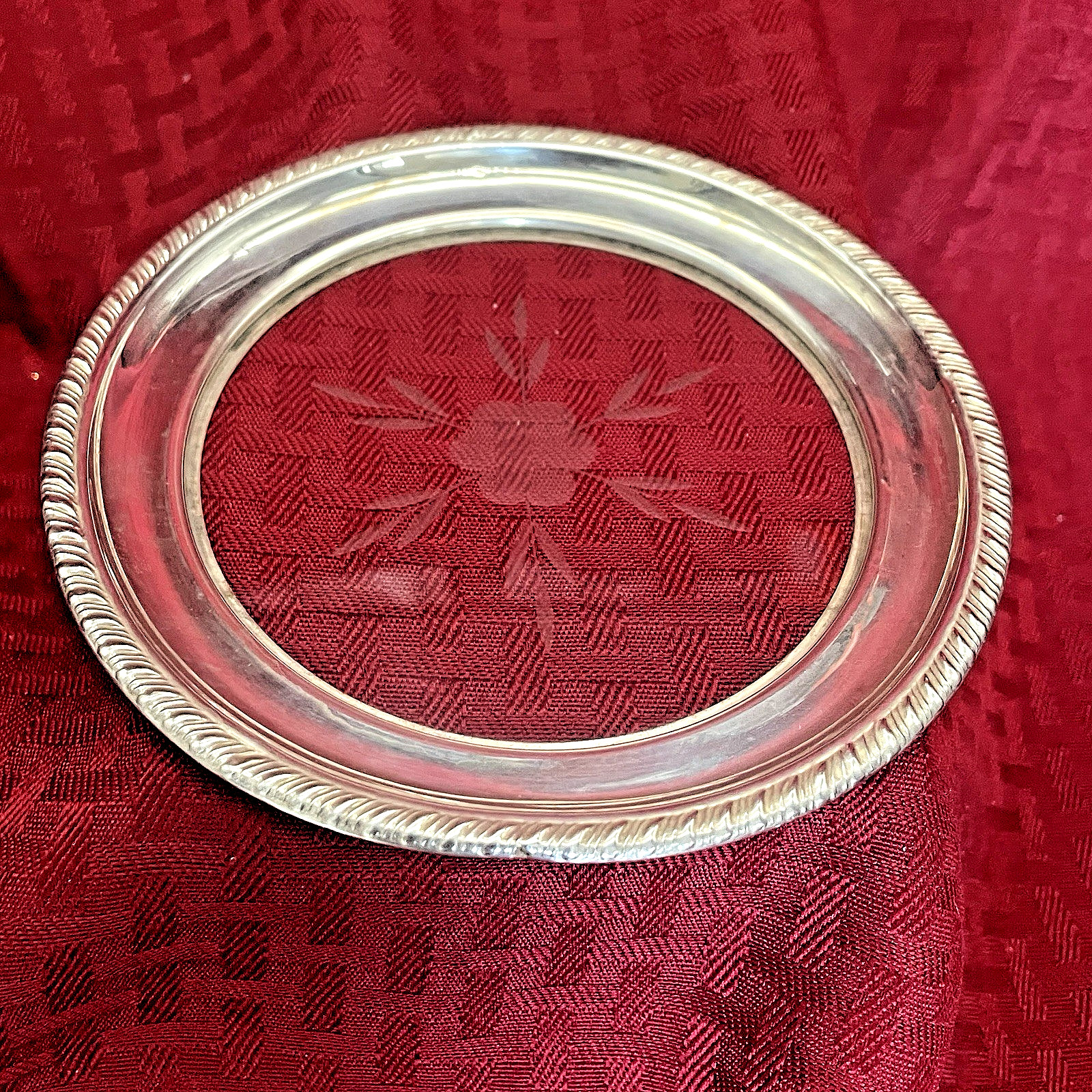 ANTIQUE STERLING HYGLO LIGHTER, CIGARETTE HOLDER, AND TRAY BY FRANK M. WHITING