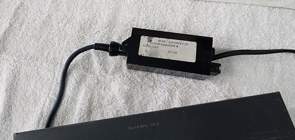 Alpine CHM-S630 CD Shuttle Compact Disc Changer Black - Untested w Blitz Safe