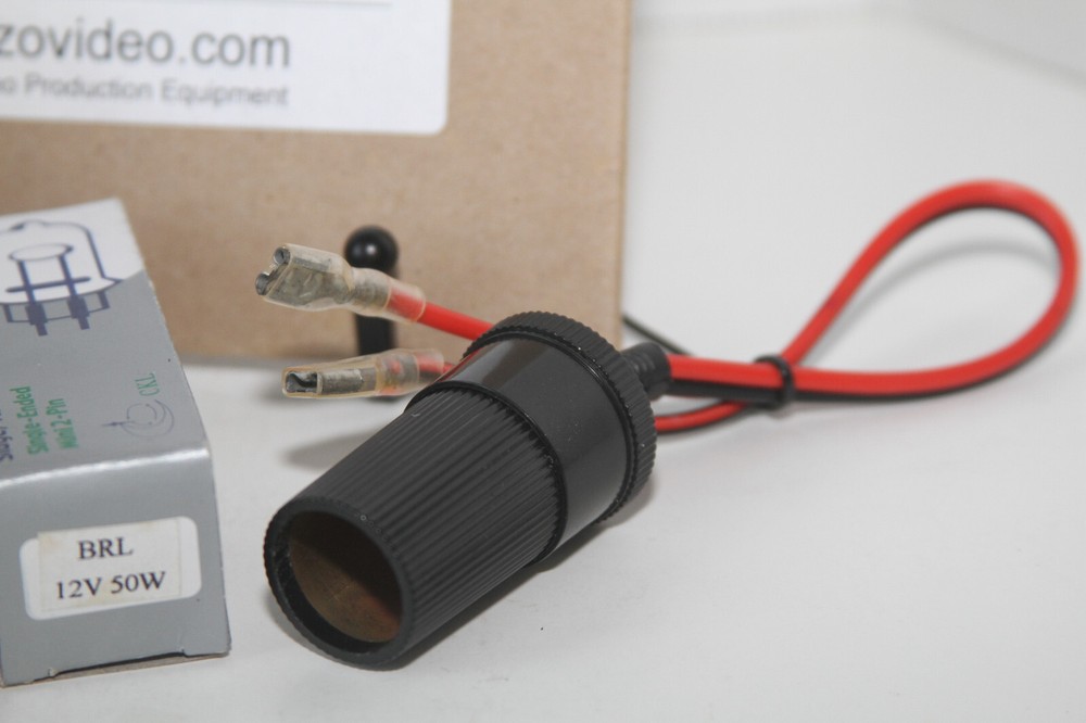 VIDEO Camcorder Light + Hot Shoe Extender extra bulbs gels electronics camera
