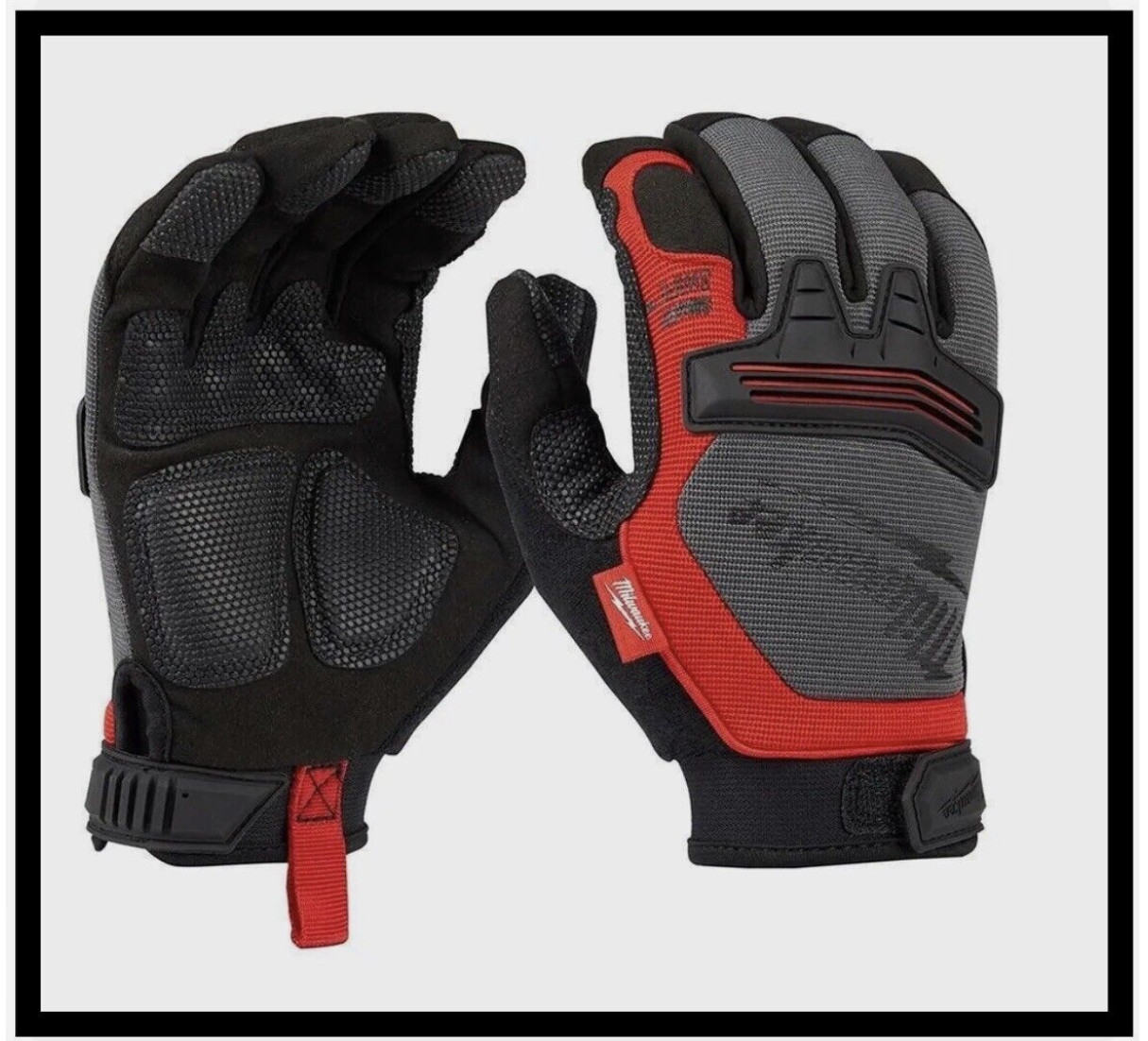 New Milwaukee 48-22-8731 Medium M  Durable Demolition Work Gloves Smartswipe