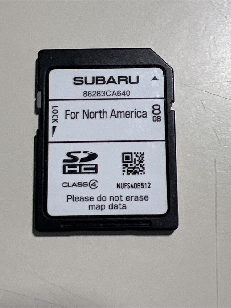 BRZ MAP US CAN Map Part 86283CA640 OEM USED