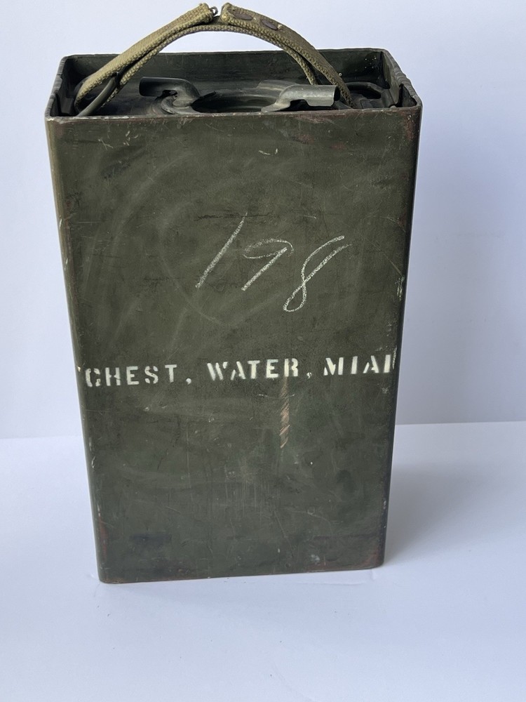 WW2 US Army Military Chest Water Can M1A1 Field Gear Equipment