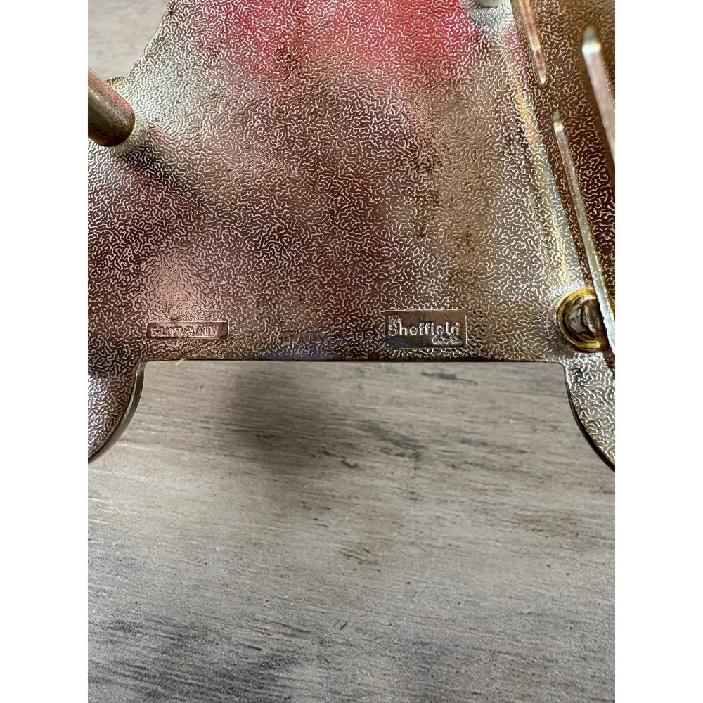 Sheffield Mid Century Silverplated Display Holders- EUC