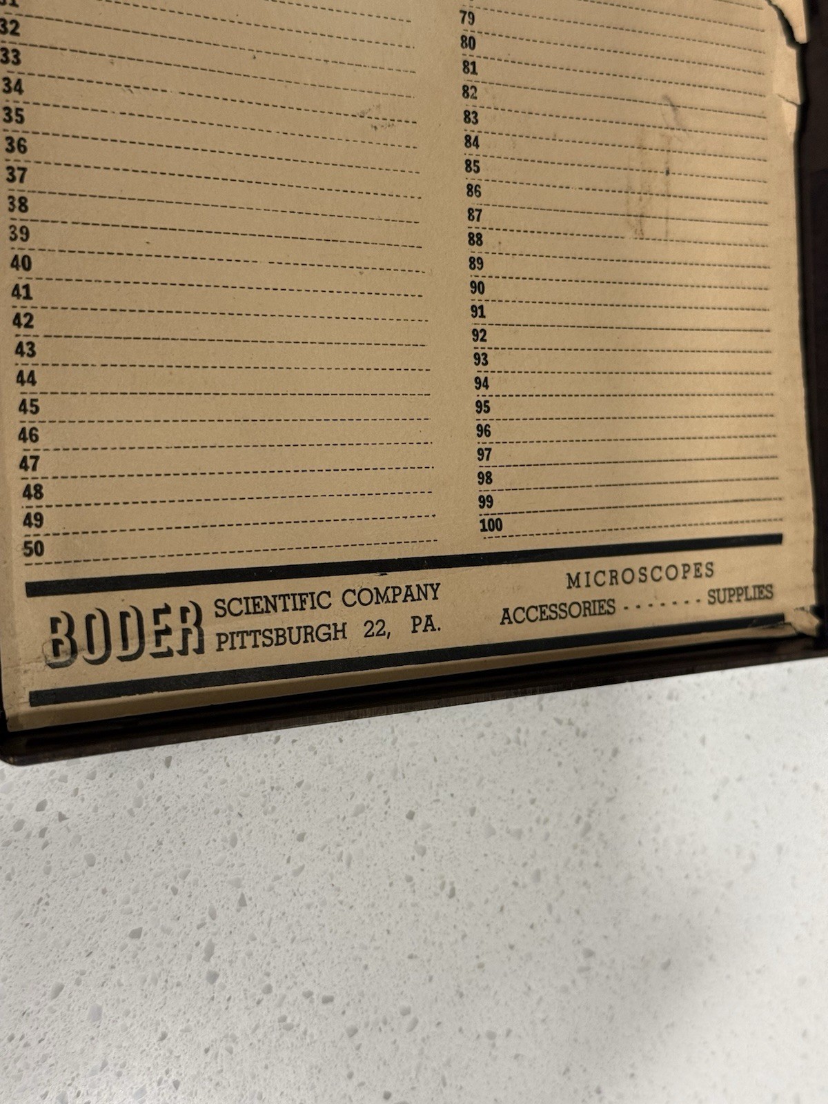 Microslides Glass Microscope Slides Scientific Box Vintage Doctor Memorabilia