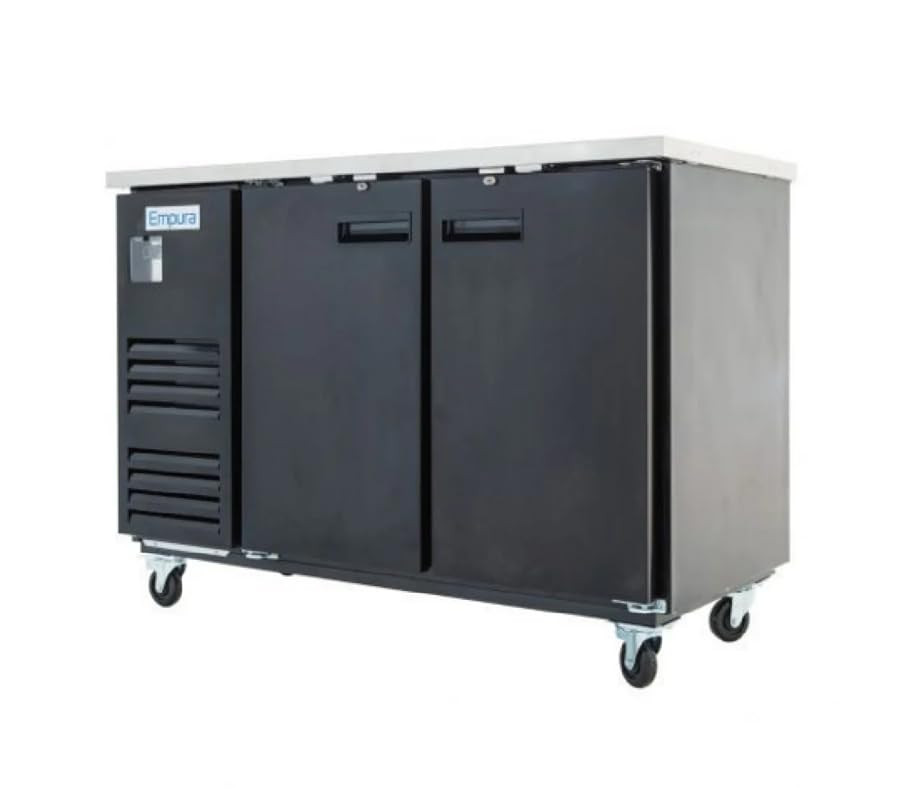 59" Back Bar Cooler Cabinet with Two-Swing Solid Doors | Commercial Refrigerator