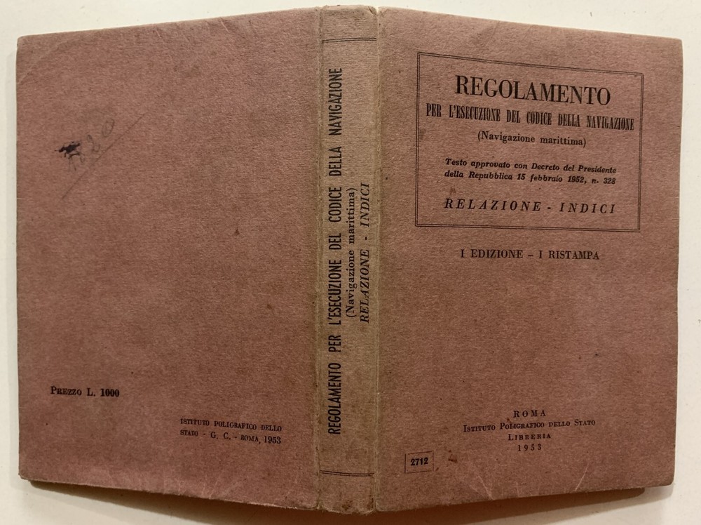 1953 Navy POLYGRAPHIC NAVIGATION CODE EXECUTION REGULATION