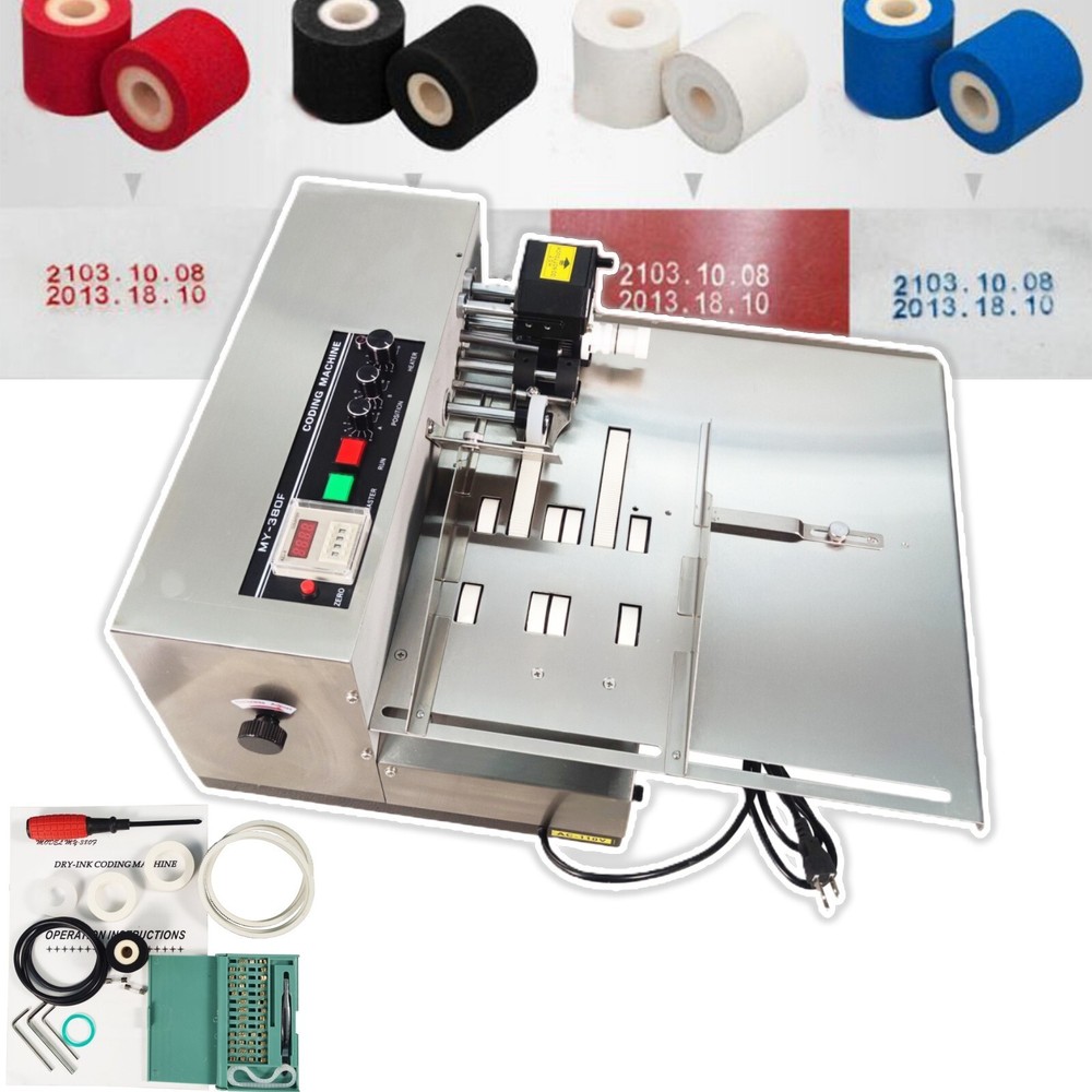 110V MY-380F Stainless Steel Continuous Coding Machine Solid-ink Coding Machine