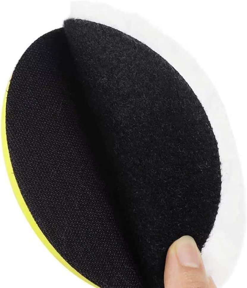 7 Pcs 3 Inch Wool Polisher Buffing Wheel Small Buffing Pads for Drill Buffer