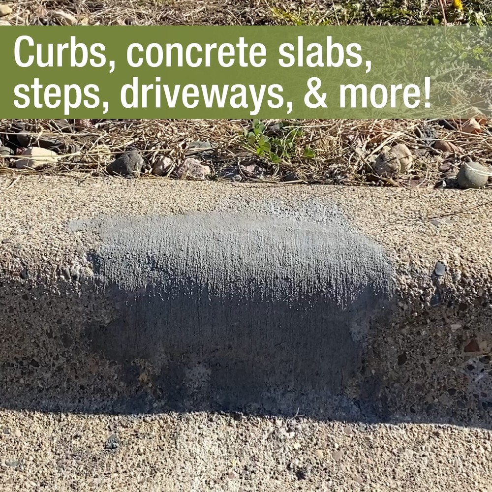Rapid Patch Concrete Repair Mortar - Patch & Repair for Sidewalks, Driveways,...