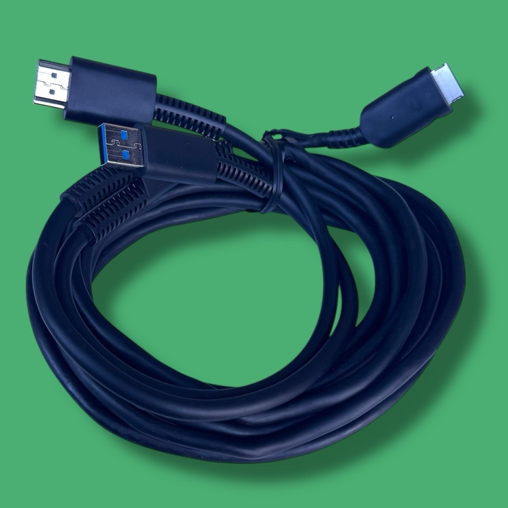 Meta Oculus Rift CV1 VR Virtual Reality Headset Cable Only - Tested Working 16ft
