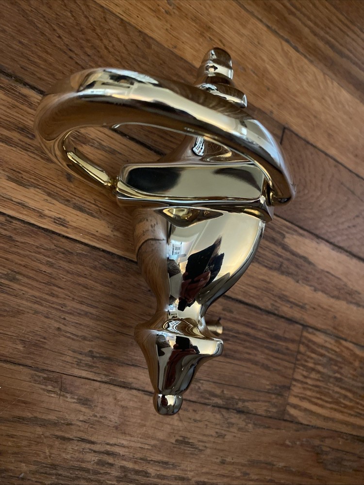 Solid Brass Baldwin Colonial Door Knocker 6.5” X 3.5”