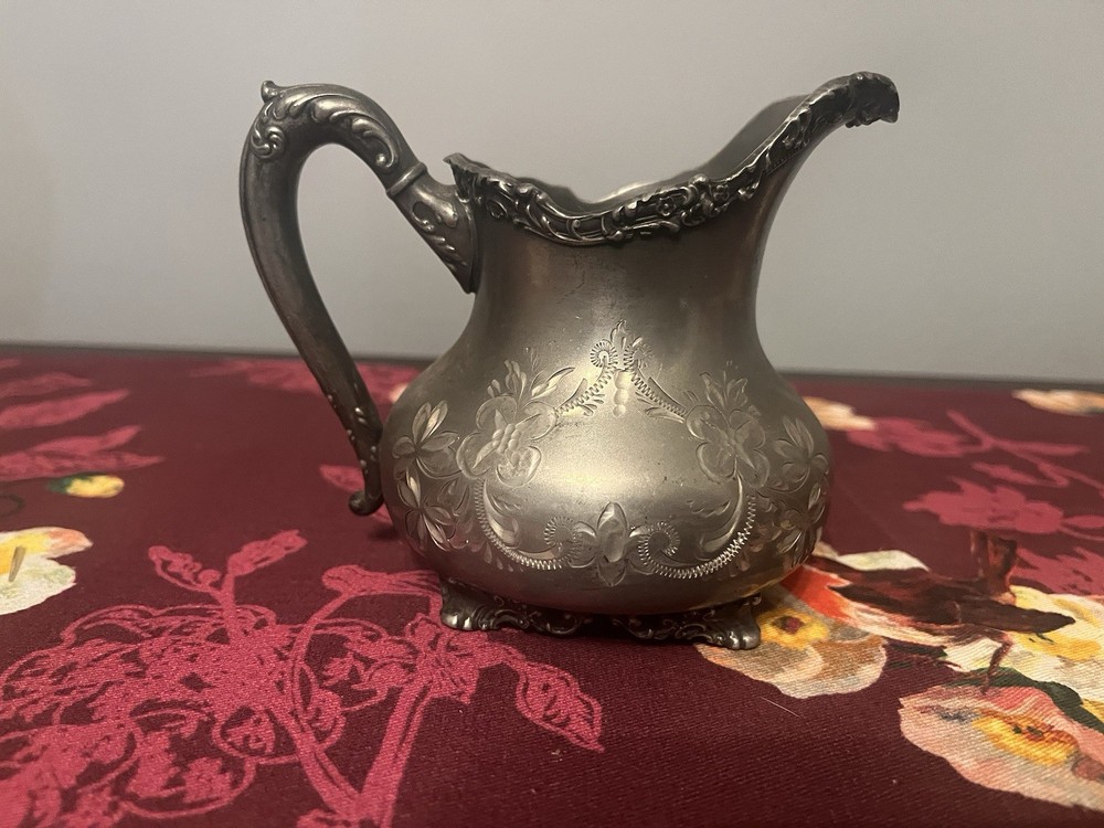 Antique Homan Silver Miniature Pitcher