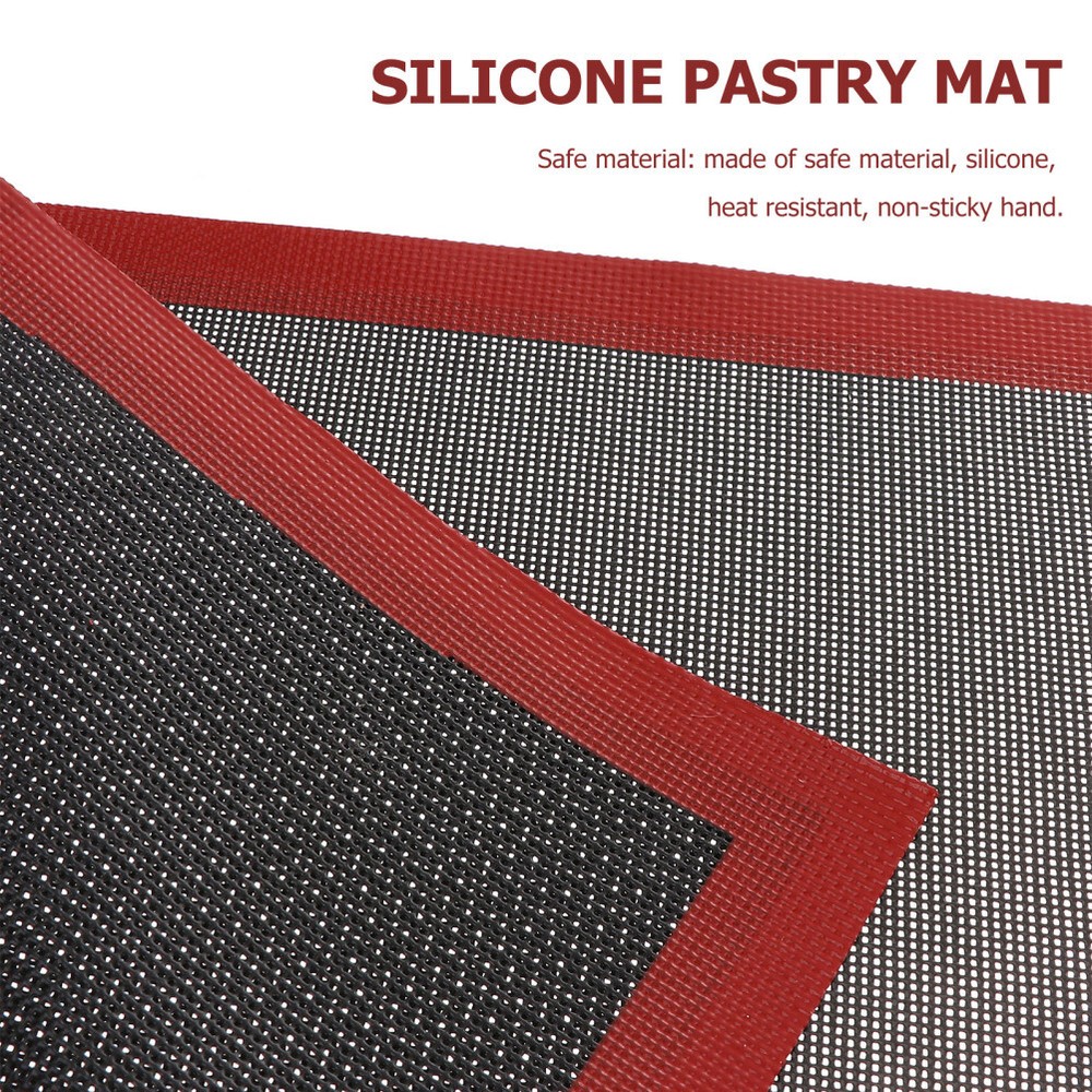 1PC Baking Mat Non Stick Mesh Sheet Silicone Bake Liners Pastry Bread Baking Pad