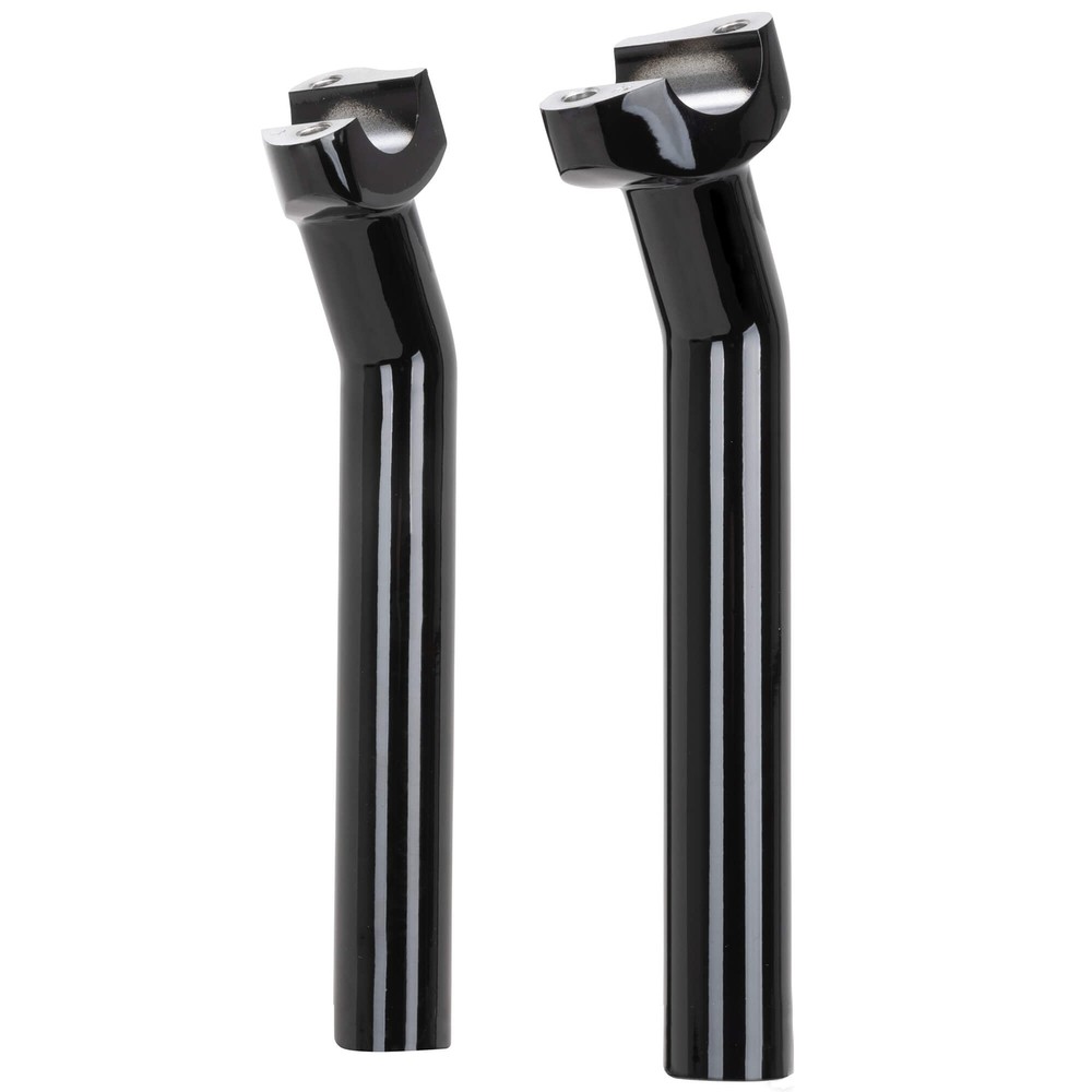Cycle Standard 8-1/2 inch Pullback Handlebar Riser Set - Black