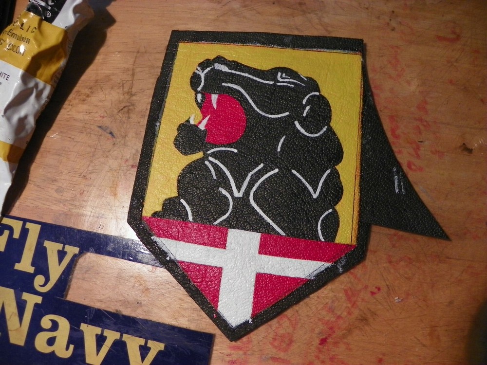 WWII LUFTWAFFE FIGHTER  BLACK PANTHER LEATHER FLIGHT JACKET PATCH