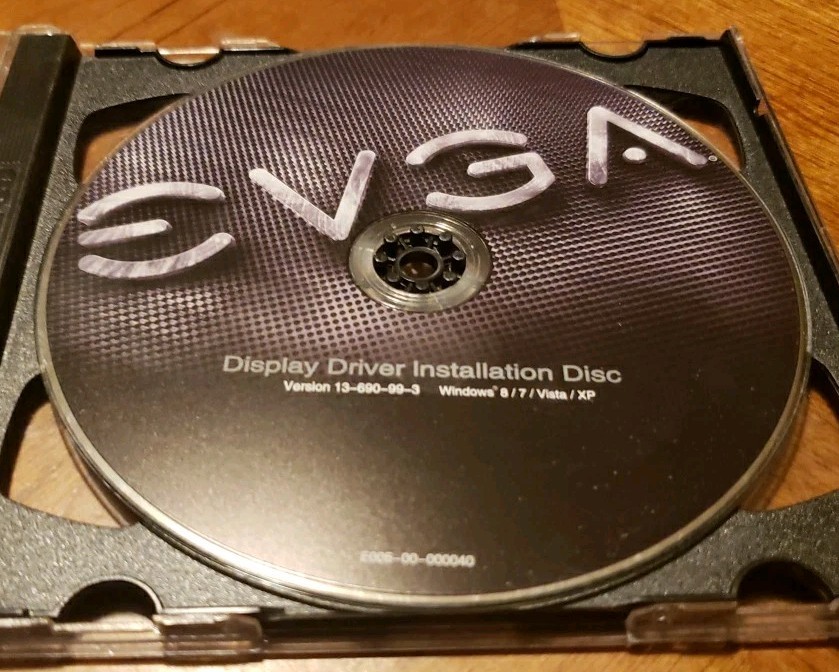 EVGA 13-690-99-3 Windows 8/7/Vista/XP Replacement Disc ONLY